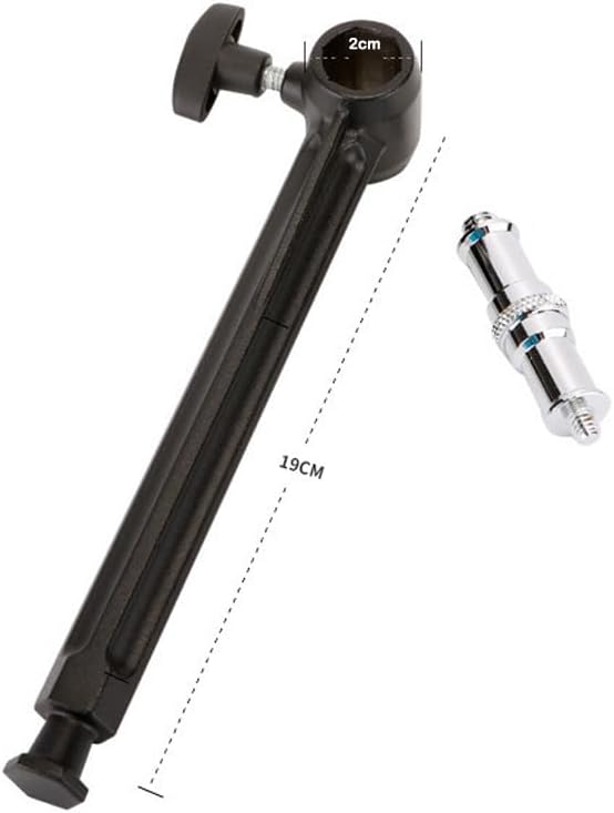 6 Inch Extension Arm with Spigot for Super Clamp - Versatile and Sturdy Photography Accessory for Enhanced Equipment Mounting(2 Pack)