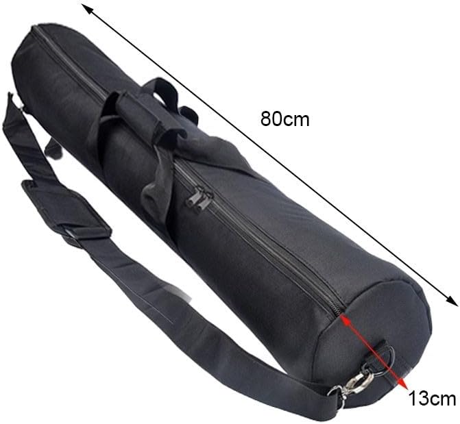 40-120cm Tripod Carrying Case Bag, Waterproof Tripod Travel Carrying Storage with Shoulder Strap Padded & Handle for Light Stands, and Tripod Photography Accessories(80cm)