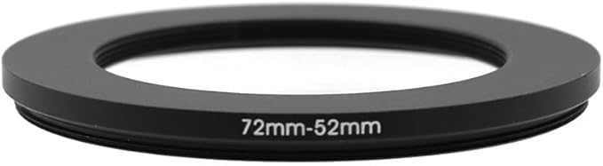72-49/52/55/57/58/62/67/72/74/77/82/86/95/105mm Step Up & Step Down Rings Adapter for Camera Lens and Filters 72-52 Filter Adapter Ring 72mm Lens to 52mm Filters