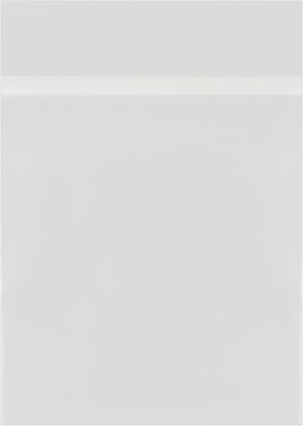 (1,000) Archival Quality Magazine Sleeves - Crystal Clear Polypropylene - Resealable - Premium 2mil Thick - #MASB02RSTH