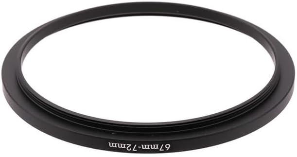 67-46/49/52/55/58/62/67/72/77/82/86/95/105mm Step Up & Step Down Rings Adapter for Camera Lens and Filters 67-72 Filter Adapter Ring 67mm Lens to 72mm Filters