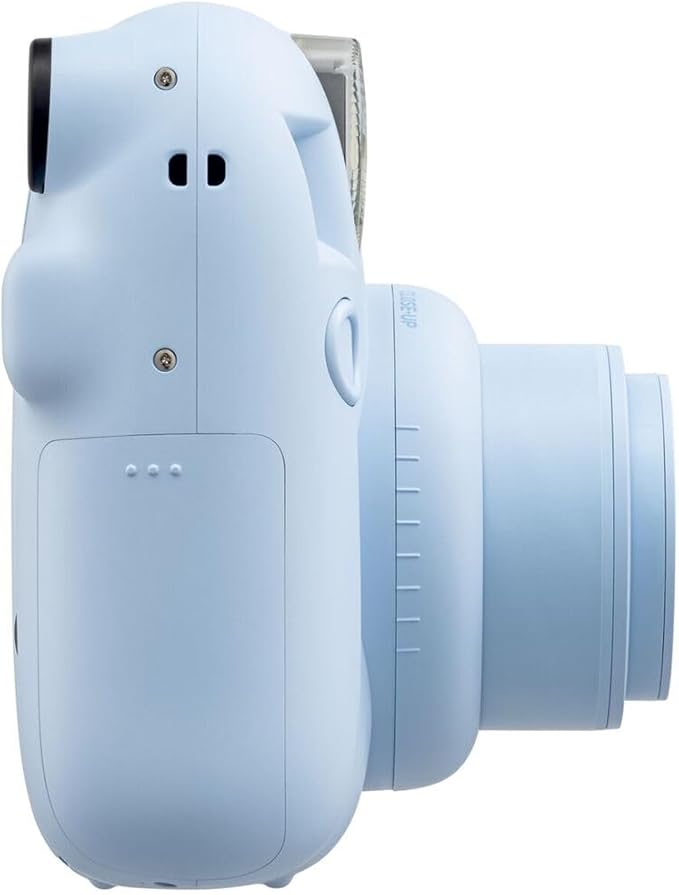FUJIFILM INSTAX Mini 12 Instant Film Camera | Pastel Blue Bundled with INSTAX Mini Instant Film |40 Exposures + Instax Accessory Bundle + AA Batteries + Cleaning Cloth (10 Items)