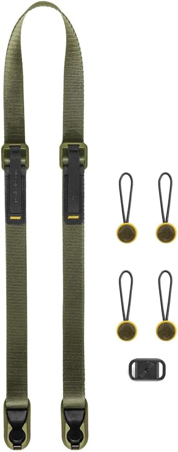 Peak Design Leash Camera Strap - Configurable as a Sling, Neck, Shoulder Strap or Safety Tether, Adjustable, Compact