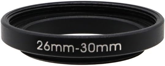 26mm to 30mm Step-Up Adapter Ring, Metal Filter Thread Converter for ND/UV/CPL Lens Filters, Camera Accessories