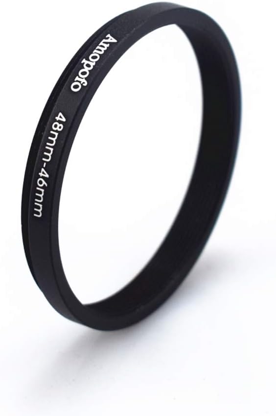 48mm to 46mm Camera Filters Ring Compatible All 48mm Camera Lenses to 46mm UV CPL Filter Accessory,48-46mm Camera Step-Down Ring