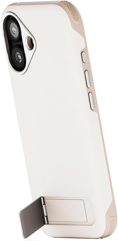 Tilta Khronos Lite Case Compatible with iPhone 17 – Light Orange | Lightweight Protective Cage | Magnetic Mount for SSDs, Power Banks, LED Lights & Cooling Fans | Kickstand | Reinforced Corners