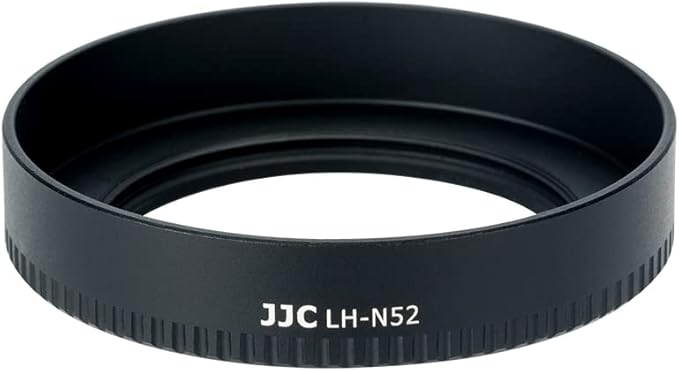 JJC Metal Screw-in Lens Hood Shade for Nikon NIKKOR Z 40mm f/2 Lens and NIKKOR Z 28mm f/2.8 Lens on Nikon Z30 Z50 Z fc Z6 Z7, Compatible with 52mm Filter and Lens Cap