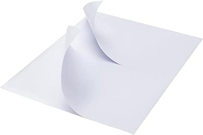 Round Corner Half Sheet Shipping Labels for Laser and Inkjet Printers,8.5" x 5.5" Printable White Label Self Adhesive Mailing Label 2 per Sheet(3000 Sheets, 6000 Labels)