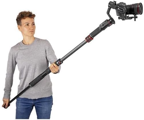 Manfrotto Fast Gimboom Carbon Fibre, Lightweight and Compact Carbon Boom for Gimbal, Fast Technology, Twisting Lock, Gimbal use