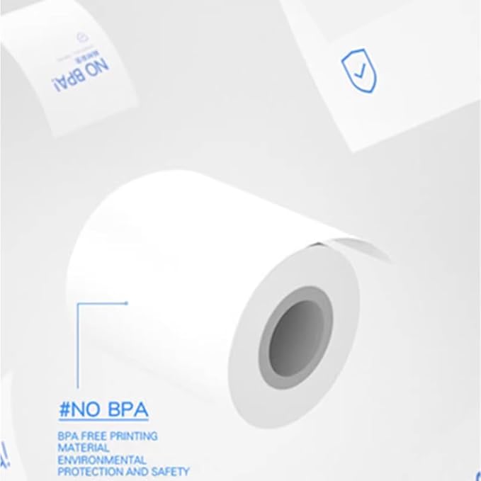 10 Rolls Instant Camera Refill Print Paper-for Kid's Instant Camera Favors Supplies Photo Printer Thermal Paper Rolls Instant Print Camera Refill Paper