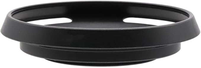 39mm Hollow Lens Hood 39mm Screw in Curved Vented Lens Hood 39mm Metal Lens Hood for 39mm Lens Hood Wide(Black)