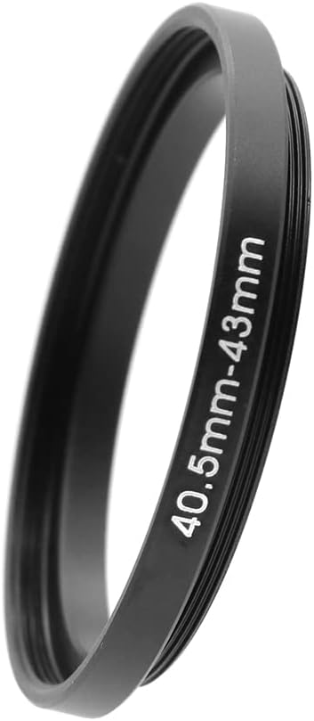 40.5-37/42/43/45/46/49/52/55/58/62/67/72/77/82mm Step Up & Step Down Rings Adapter for Camera Lens and Filters 40.5-43 Filter Adapter Ring 40.5mm Lens to 43mm Filters