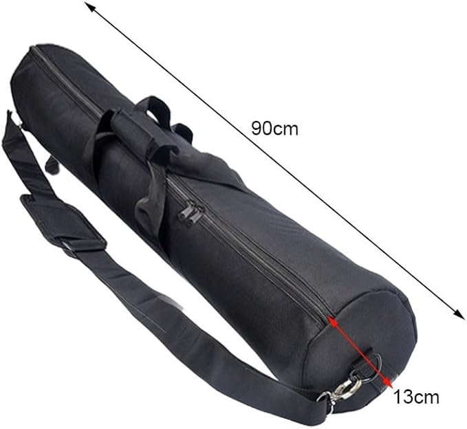 40-120cm Tripod Carrying Case Bag, Waterproof Tripod Travel Carrying Storage with Shoulder Strap Padded & Handle for Light Stands, and Tripod Photography Accessories(90cm)