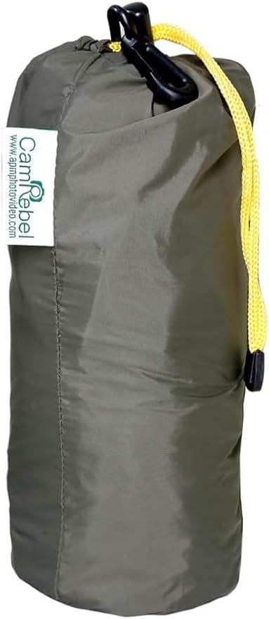 Camera Rain Cover, Waterproof Raincoat for DSLR Cameras and Lenses, Photography Camera Protector Accessories (Green, L)