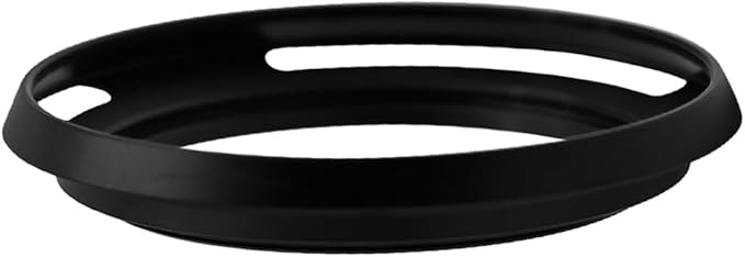 82mm Hollow Lens Hood 82mm Screw in Curved Vented Lens Hood 82mm Metal Lens Hood for 82mm Lens Hood Wide(Black)
