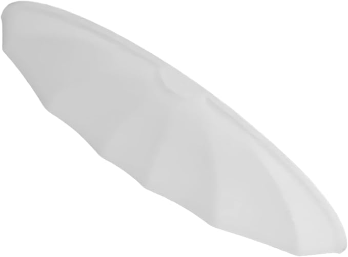 WZP Car Rear View Camera Protection, Silicone Backup Camera Rain Shield, Grooved Wider Anti-Rain Cover for Vehicle Surveillance Cameras, Universally Rain Accessories for Most Cars (White)