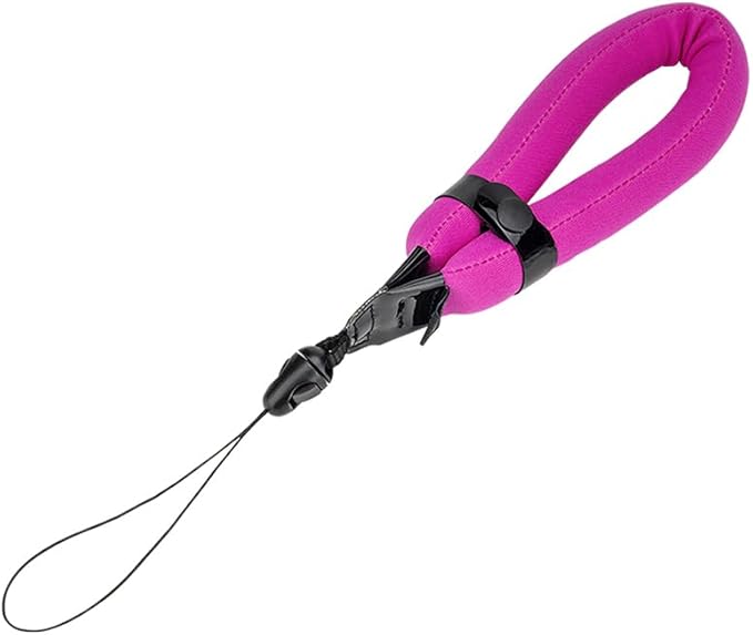 JJC Waterproof Camera Floating Wrist Strap for Olympus Tough TG-7 TG-6 TG-5 Kodak Pixpro WPZ2 Pentax WG-90 Fujifilm FinePix XP140 XP130 Nikon Coolpix W300 W150 Gopro Hero 13 12 11-Hot Pink