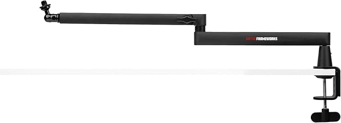 Gator Frameworks Low-Profile Series Premium Broadcast, Podcast, and Streaming Boom Arm, Fully Adjustable (GFWMICBCBM2500)