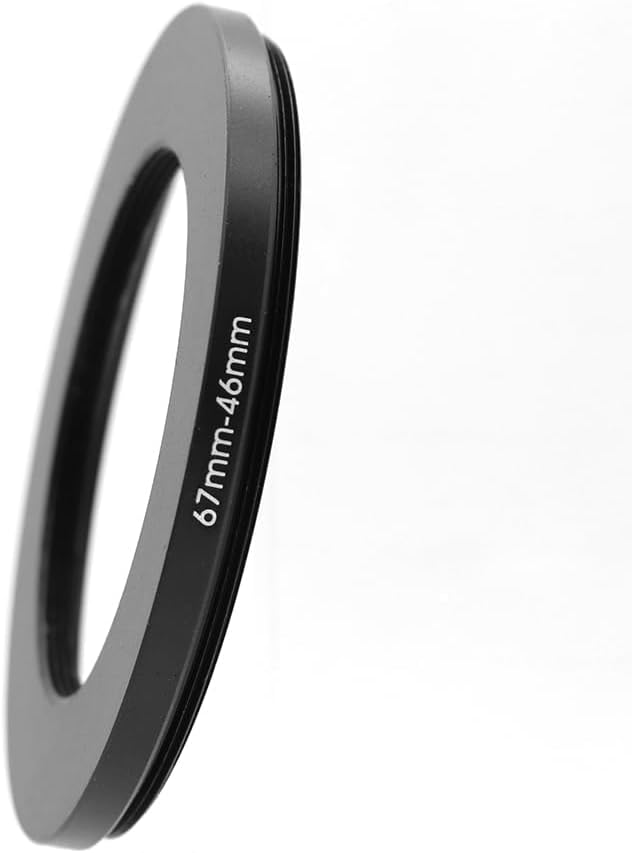 67-46/49/52/55/58/62/67/72/77/82/86/95/105mm Step Up & Step Down Rings Adapter for Camera Lens and Filters 67-46 Filter Adapter Ring 67mm Lens to 46mm Filters