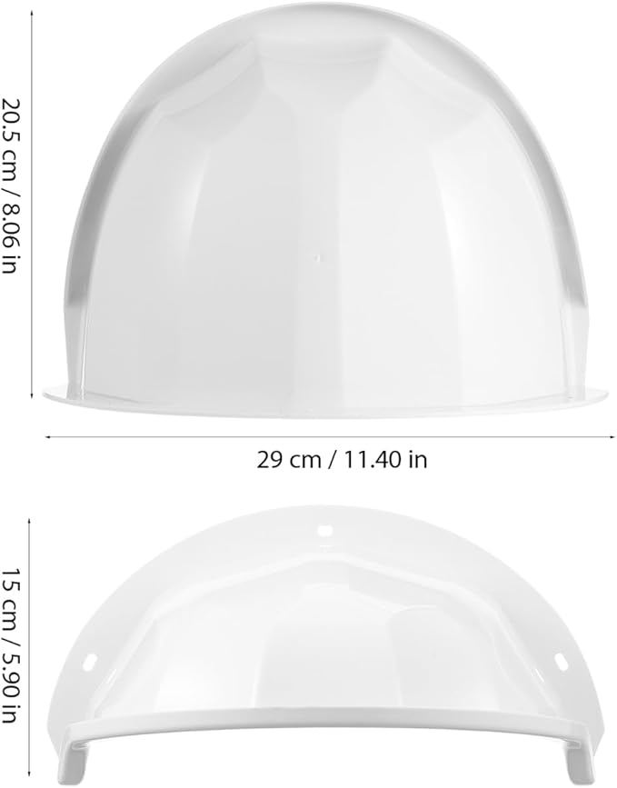 HOMSFOU Outdoor Camera Protector Cover Security Camera Rain Shield Uv Sun and Weather Resistant Protective Housing with Large Viewing Window for Outdoor 11.4X8.3X5.1 Inches