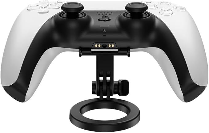 KIWIFOTOS Magnetic Phone Mount for PS5 Gaming Controller PlayStation Dualsense Wireless Controller Phone Stand Holder for iPhone 17 16 Samsung Pixel Smartphone