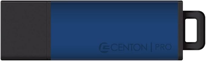 Centon DataStick Pro2 USB 2.0 Flash Drive 8GB x 1, Saphire Blue (S1-U2T22-8G)