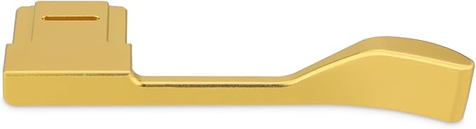 Haoge Metal Thumb Up Grip for Fujifilm GFX100RF Camera Digital Accessories GFX 100RF Hot Shoe Thumb Up Rest Support Handgrip Golden THB-GFXRFG