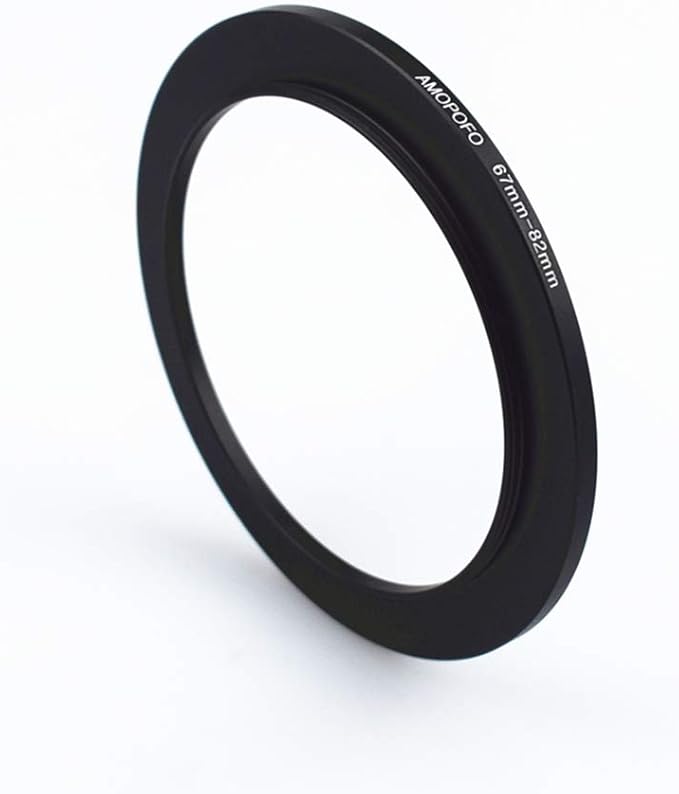 67 to 82mm Metal Ring/67mm to 82mm Step Up Ring Filter Adapter for UV,ND,CPL,Metal Step Up Ring,Compatible with All 67mm Camera Lenses & 82mm Accessories