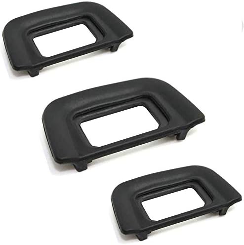 D60 D5100 DK-20 Eyepiece Eyecup Viewfinder for Nikon D5600 D5200 D5100 D5000 D3100 D70 D70S D60 D50 D40 D750 Camera, ULBTER Viewfinder Eye Cup blinkers -(3-Pack)