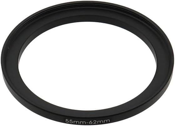 55-46/49/52/58/62/67/72/77mm Step Up & Step Down Filter Ring Adapter for Camera ND/UV/CPL (55-62mm)