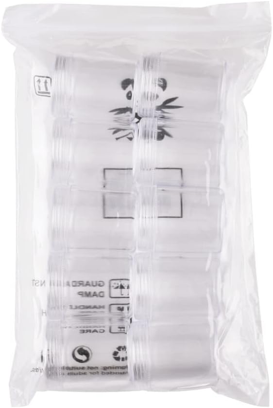 Craftdady 10pcs Clear Plastic Bead Containers Storage Container Box Jars with Lid Round Bottle Transparent Organizers Box 1.5"x2" 20ml for DIY Diamond Beads Crafts Jewelry