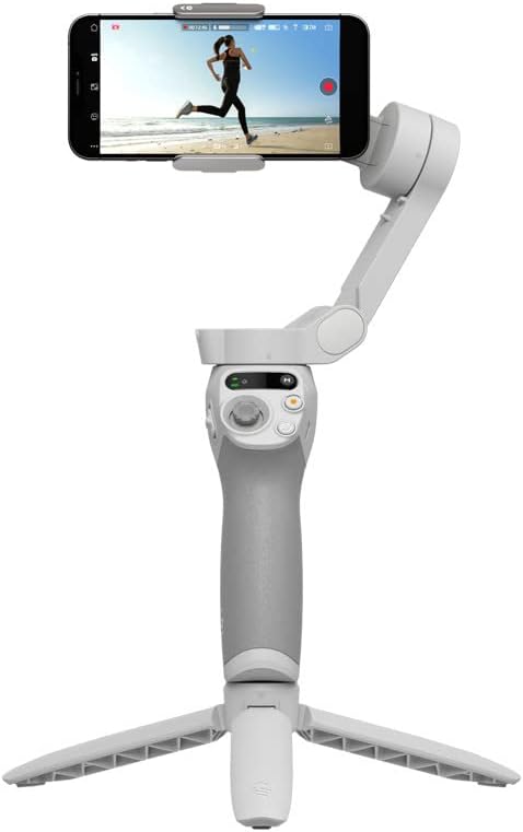 DJI Osmo Mobile SE, 3-Axis Phone Gimbal for iPhone, Android, Built-in Tripod, Selfie Stick, Gimbal Stabilizer for iphone, Andriod, ActiveTrack 6.0, Vlogging Stabilizer for Youtube, TikTok, Travel