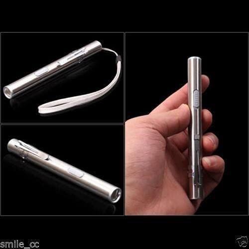5 Pack Pen Light Flashlight Pocket Flashlight 400 Lumens Bright LED Mini Pen Torch Small Compact Penlight with Built-In Battery and USB Cable for Camping Outdoor Reading Repair Work Examination