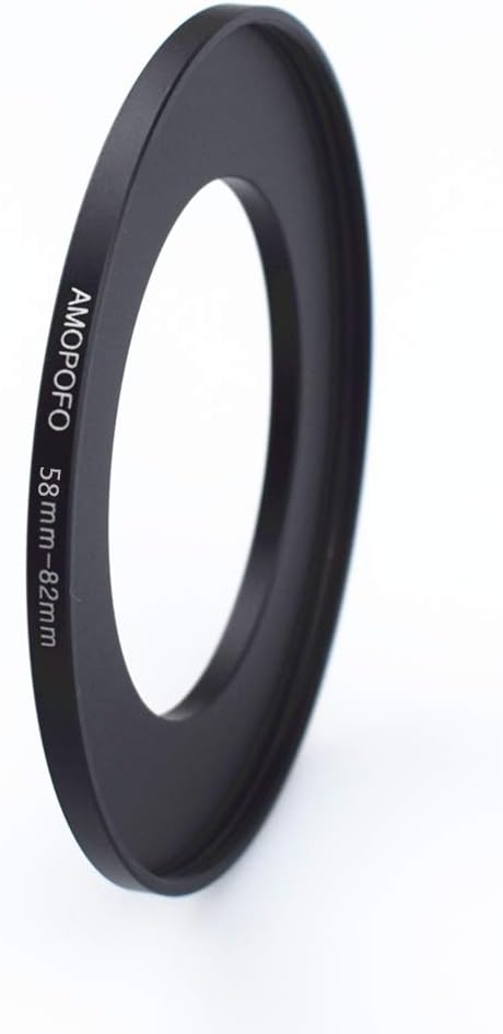 58 to 82mm Camera Filter Ring /58mm to 82mm Step-Up Ring Filter Adapter for 82mm UV,ND,CPL,Metal Step Up Ring