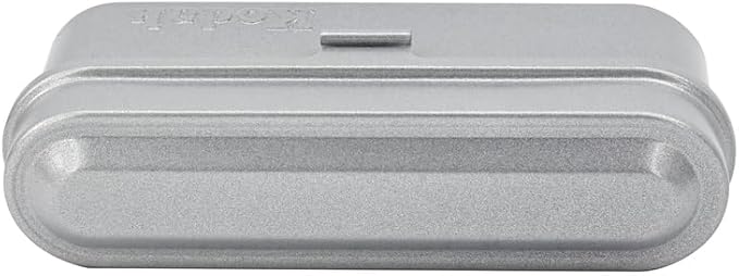 KODAK Film Case - for 5 Rolls of 35mm Films - Compact, Retro Steel Case to Sort and Safeguard Film Rolls (Film is not Included) (Silver)