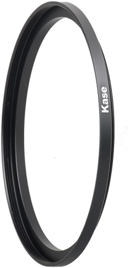 Kase 77-82mm 77mm to 82mm Filter Step-Up Adapter Ring for 77mm Lens to 82mm Thread Filter or Accessory