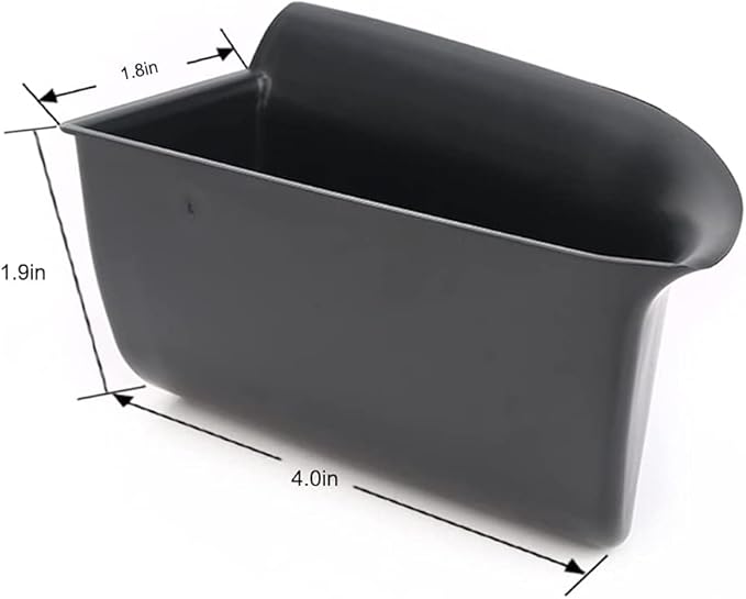 Vesul Front Row Door Oragnizer Compatible with Toyota Highlander 2014 2015 2016 2017 2018 2019 Armrest Phone Container Door Handle Pocket ABS Grab Tray Insert Glove Pallet