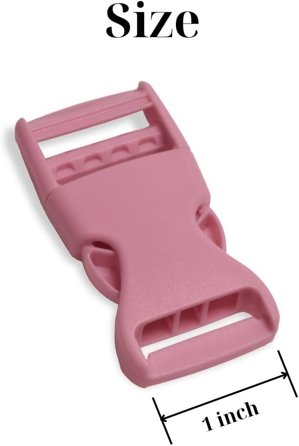 Buckles for Straps Set of 4 Pcs Plastic Buckle Clip Quick Side Release Plastic Fastener
