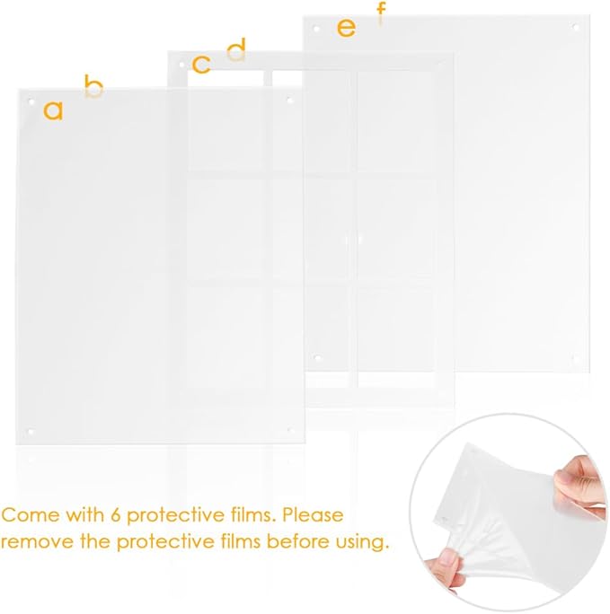 Baskiss Standing Card Holder, Ultra Clear Acrylic Display, 66 x 91 mm Trading Cards Cases Protectors for Kpop Photocard Sports Baseball Basketball Photo Showcase with Screws (9 Cards)
