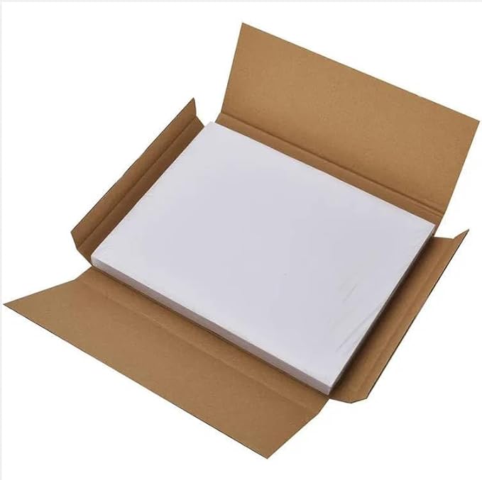 Full Sheet Labels, 8.5" x 11" - 100 Sheets Full Page Labels Printable White Sticker Paper for Laser/Inkjet Printers - Matte, Letter Size