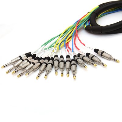 Seismic Audio - SAXT-16x20F - 16 Channel 20' XLR Female to 1/4" TRS Snake Cable