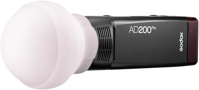 Godox AK-R22 Collapsible Diffusion Dome, Diffuser for V1/ V1pro/ V100 Round Head Flash, AD100Pro, H200R