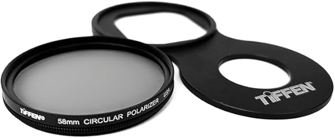 TIFFEN 58MM Filter Mount with Circular Polarizer KIT for iPhone 13/14/15/16 PRO, MAGSAFE Compatible, Slim and Lightweight Design, Magnetic Filter Mount