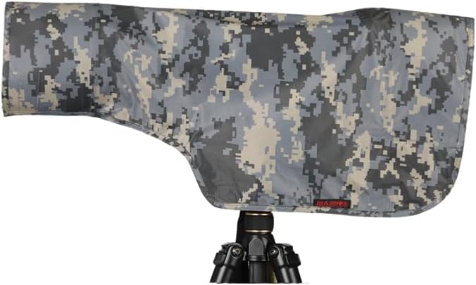 CHASING BIRDS Camouflage Waterproof Opaque Anti-UV Rain Covers Raincoat for Camera and Lens Compatible with Canon Sony Nikon Sigma Tamron Fujifilm Olympus 300/400/500/600/800mm (Digital Camouflage, S)