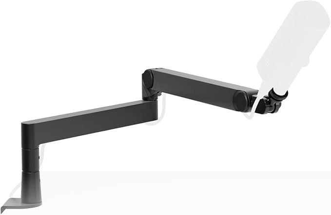 Elgato Wave Mic Arm Pro - 360° Rotatable Low Profile Gas Spring Microphone Arm, Works Mics/Shure SM7B/HyperX QuadCast/Rode/Blue Yeti & More – for Broadcasting/Podcasting/Streaming