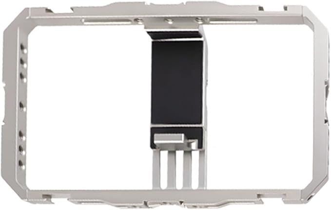 Fabater Universal Aluminum Phone Cage, Smartphone Video Rig with 360 Rotation Dual Handles for Phones 64mm to 91mm Wide, Phone Stabilizer for Vlogging/Video