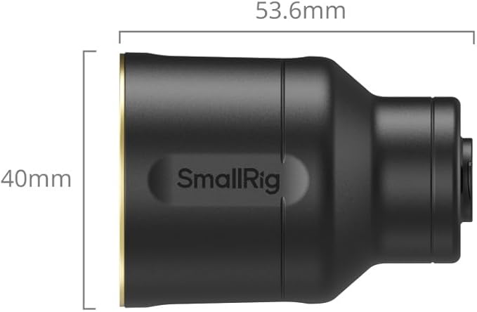 SmallRig 2X Telephoto Lens for iPhone 17/16/15 Pro Max, 2X Magnification HD Lens with T-Mount for Phone Case, Compatible with Smartphone 4x/5x/8x Telephoto Camera - 5920