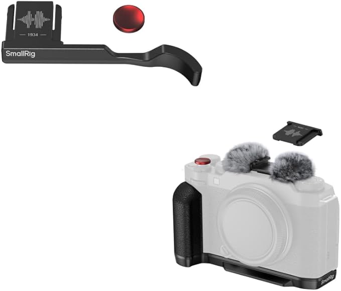 SmallRig Thumb Grip with Hot Shoe Cover for FUJIFILM X-M5 + X-M5 Handgrip L-Shape Grip