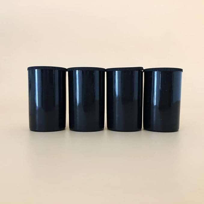 12 Pcs 33mm Plastic Film Canisters Empty Camera Reel Containers Coins Films Roll Tube Case Storage Containers with Caps