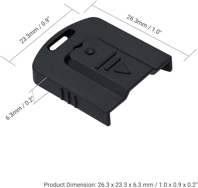 JJC 2PCS Flash Hot Shoe Cover Cap for X Flash Speedlight SB-600 SB-500 SB-400 SB-300, ABS Flash Shoe Mount Protector with Self-Locking Function